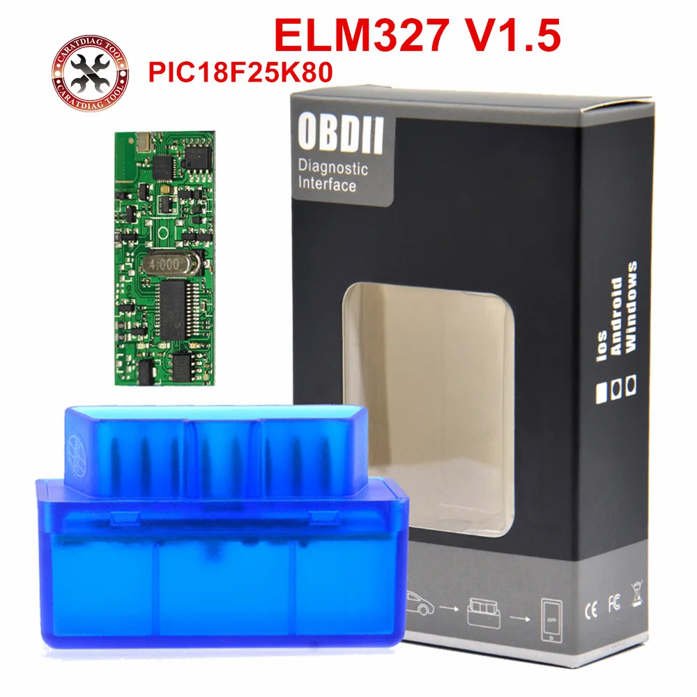 HOT!!! Действительно V1.5 Super MINI ELM327 Bluetooth Реальная версия PIC18F25K80 1.5 OBD2/OBDII для Android Автомобильный сканер кодов Хорошая упаковка.