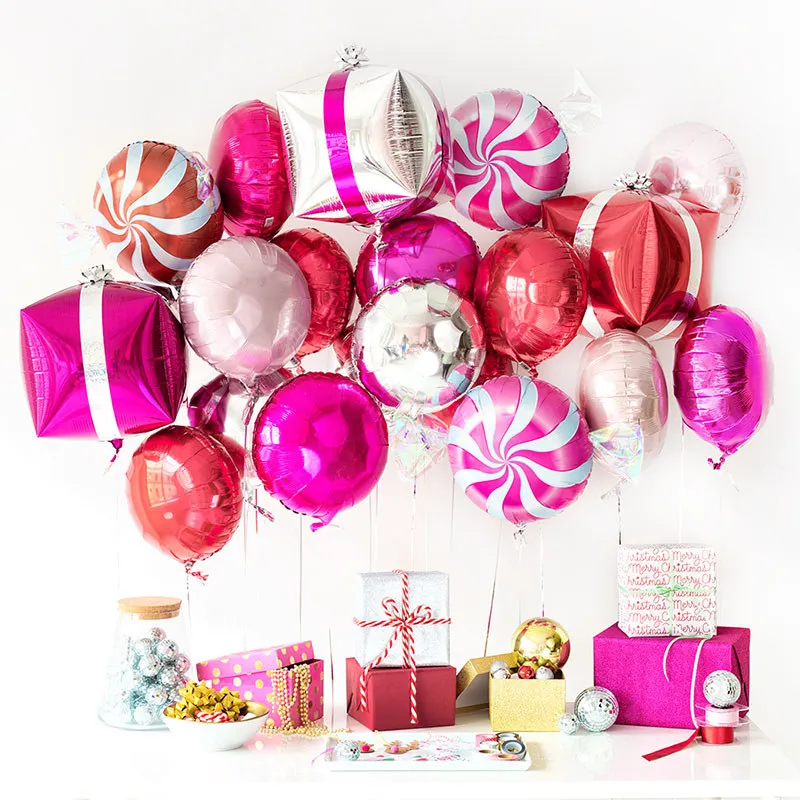 50pcs/lot Colorful Candy Foil Balloons 18 Inch Round Lollipop Windmill Aluminum Balls Wedding Birthday Baby Party Decoration
50pcs/lot Colorful Candy Foil Balloons 18 Inch Round Lollipop Windmill Aluminum Balls Wedding Birthday Baby Party Decoration
