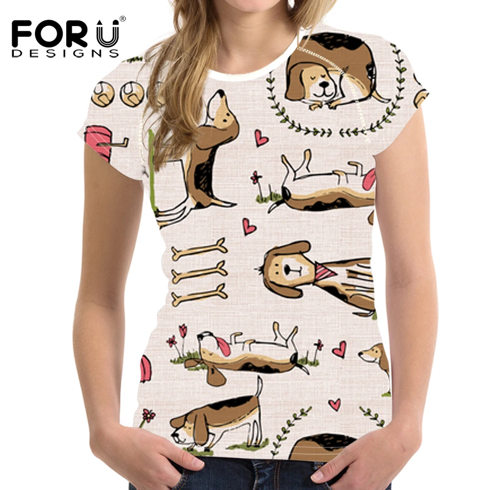 FORUDESIGNS Cartoon Beagles Pet Dog Print T Shirt Women Flower Pattern T-Shirt Teenagers Cute Puppy Teen Shirt for Girls Tees
FORUDESIGNS Cartoon Beagles Pet Dog Print T Shirt Women Flower Pattern T-Shirt Teenagers Cute Puppy Teen Shirt for Girls Tees