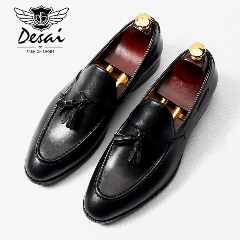 Italy Men's Handmade Tassel Loafers Business Dress Genuine Leather Shoes Leisure Comfartable Fashion Wedding Shoes EUR Size38-44
Italy Men's Handmade Tassel Loafers Business Dress Genuine Leather Shoes Leisure Comfartable Fashion Wedding Shoes EUR Size38-44