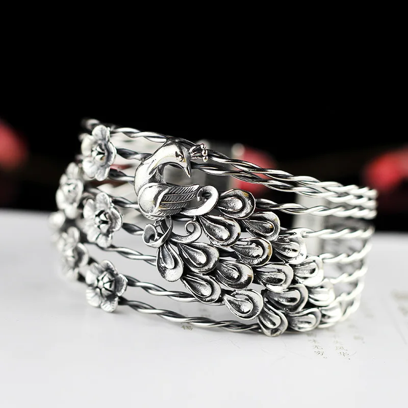 wholesale fine silver sterling silver jewelry pure handmade atmosphere elegant ms peacock bracelets sell like hot cakes
wholesale fine silver sterling silver jewelry pure handmade atmosphere elegant ms peacock bracelets sell like hot cakes