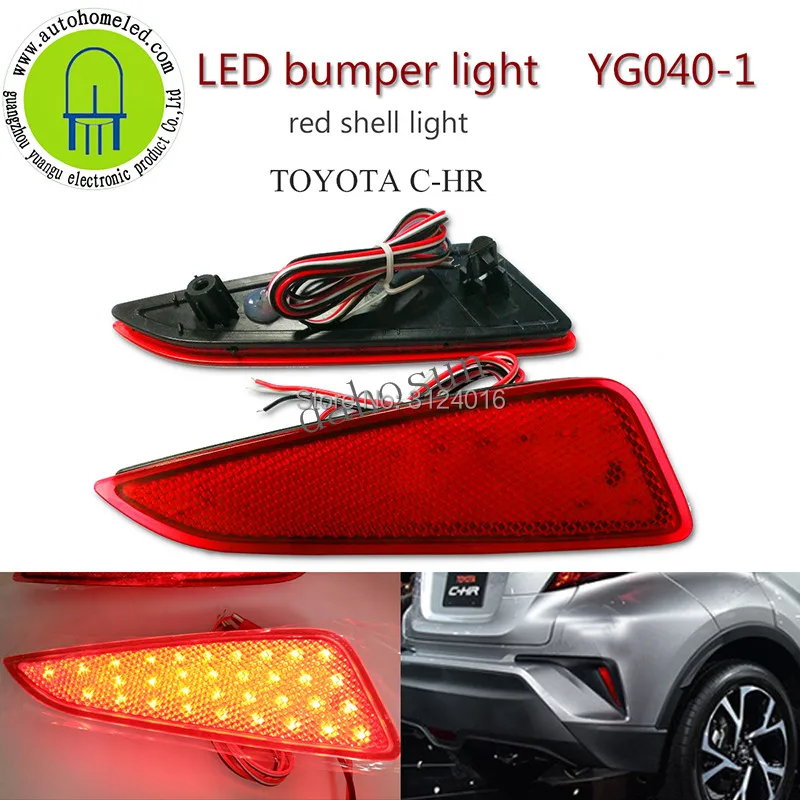 2PC X Car Rear light for Toyota Japanese 2017 year C-HR Tail Signal LED Bumper Light YG040 Length 16.6cm
2PC X Car Rear light for Toyota Japanese 2017 year C-HR Tail Signal LED Bumper Light YG040 Length 16.6cm
