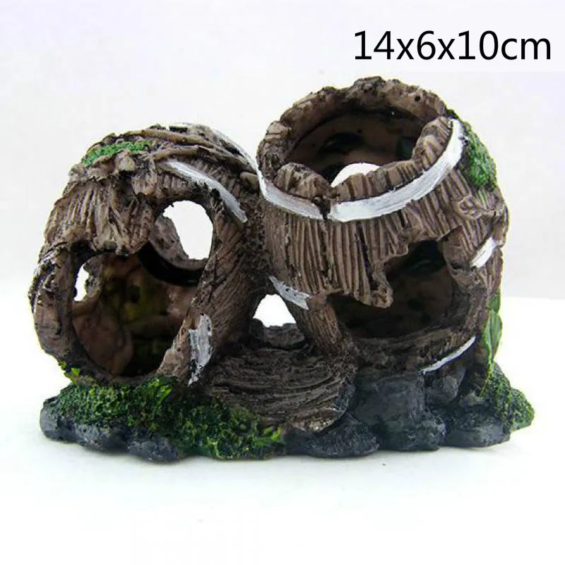 Resin Artificial Double Barrel Aquarium Decoration Fish Tank Hiding House Cave Aquarium Accessories For Cichlids Shrimp
Resin Artificial Double Barrel Aquarium Decoration Fish Tank Hiding House Cave Aquarium Accessories For Cichlids Shrimp