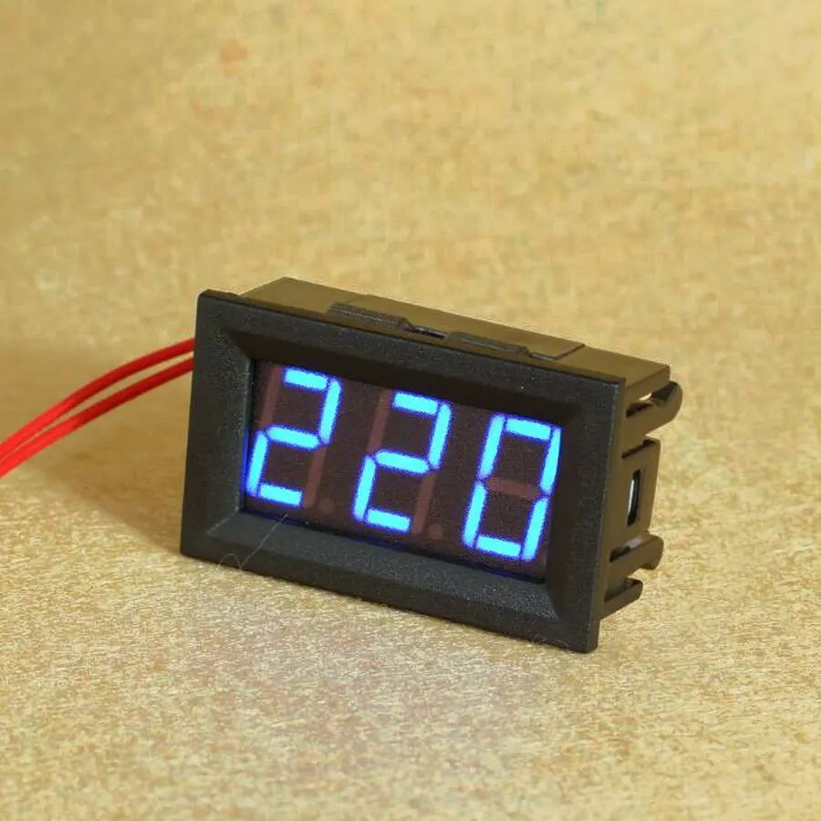 Digital Voltmeter 70V to 500V 0.56 inch LED Digital Panel Meter Voltage tester RED/GREEN/BLUE monitor
Digital Voltmeter 70V to 500V 0.56 inch LED Digital Panel Meter Voltage tester RED/GREEN/BLUE monitor
