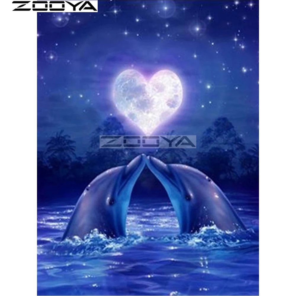 ZOOYA Diamond Painting Cross-Stitch Wall Sticker Mosaic Diamond Embroidery Two Dolphin Love Rhinestone Painting Full Drill R1843
ZOOYA Diamond Painting Cross-Stitch Wall Sticker Mosaic Diamond Embroidery Two Dolphin Love Rhinestone Painting Full Drill R1843
