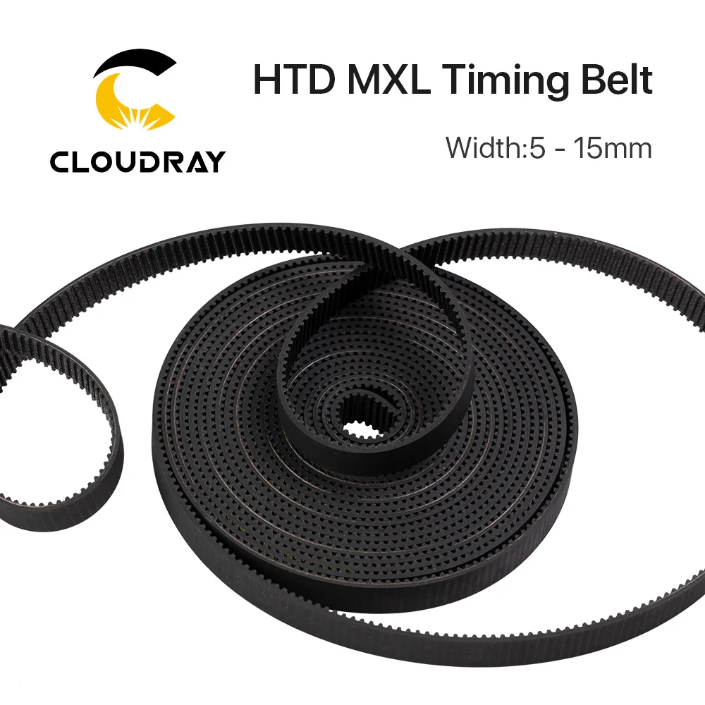 Cloudray MXL Open-Ended Timing Belt Transmission Belts Rubber Width 5mm For Fiber YAG Pully CO2 Laser Engraving Cutting Machine
Cloudray MXL Open-Ended Timing Belt Transmission Belts Rubber Width 5mm For Fiber YAG Pully CO2 Laser Engraving Cutting Machine