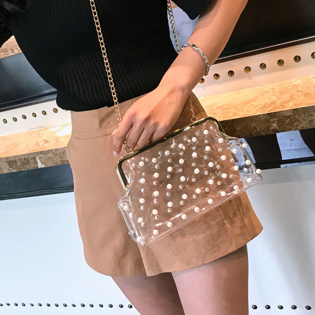Transer Women Shoulder bags Transparent Bag handbags women bags designer High Quality Ladies Messenger Chain bag bolsa feminina
Transer Women Shoulder bags Transparent Bag handbags women bags designer High Quality Ladies Messenger Chain bag bolsa feminina