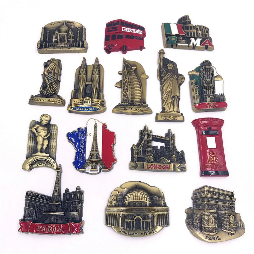 Metal France US Italy Dubai Malaysia India Israel Fridge Magnets Tourist Souvenirs Refrigerator Magnetic Stickers
Metal France US Italy Dubai Malaysia India Israel Fridge Magnets Tourist Souvenirs Refrigerator Magnetic Stickers