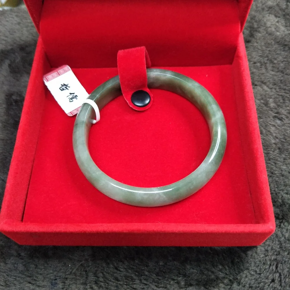Zheru Jewelry Pure Natural Jadeite Bracelet Elegant Natural Dark Green Bicolor 54-62mm Female Gift Send Class A Certificate
Zheru Jewelry Pure Natural Jadeite Bracelet Elegant Natural Dark Green Bicolor 54-62mm Female Gift Send Class A Certificate
