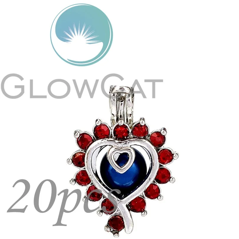 Red Rhinestone Multi-layer Heart Beads Cage Perfume Diffuser Pearl Cage Locket Pendant 20x KK1063
Red Rhinestone Multi-layer Heart Beads Cage Perfume Diffuser Pearl Cage Locket Pendant 20x KK1063