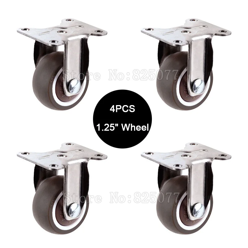 Brand New 4PCS 1.25'' Directional Wheels Castors Soft Rubber Super Mute Platform Trolley Chair Furniture Casters Max Load 66KG
Brand New 4PCS 1.25'' Directional Wheels Castors Soft Rubber Super Mute Platform Trolley Chair Furniture Casters Max Load 66KG