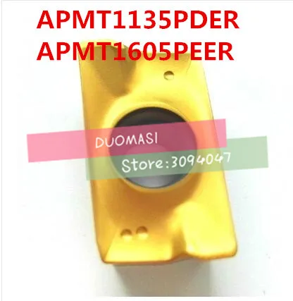 10 шт. твердосплавное лезвие с желтым покрытием, APMT1135/APMT1605 фрезерная вставка, числовое управление подходит для стали, нержавеющей стали
10 шт. твердосплавное лезвие с желтым покрытием, APMT1135/APMT1605 фрезерная вставка, числовое управление подходит для стали, нержавеющей стали