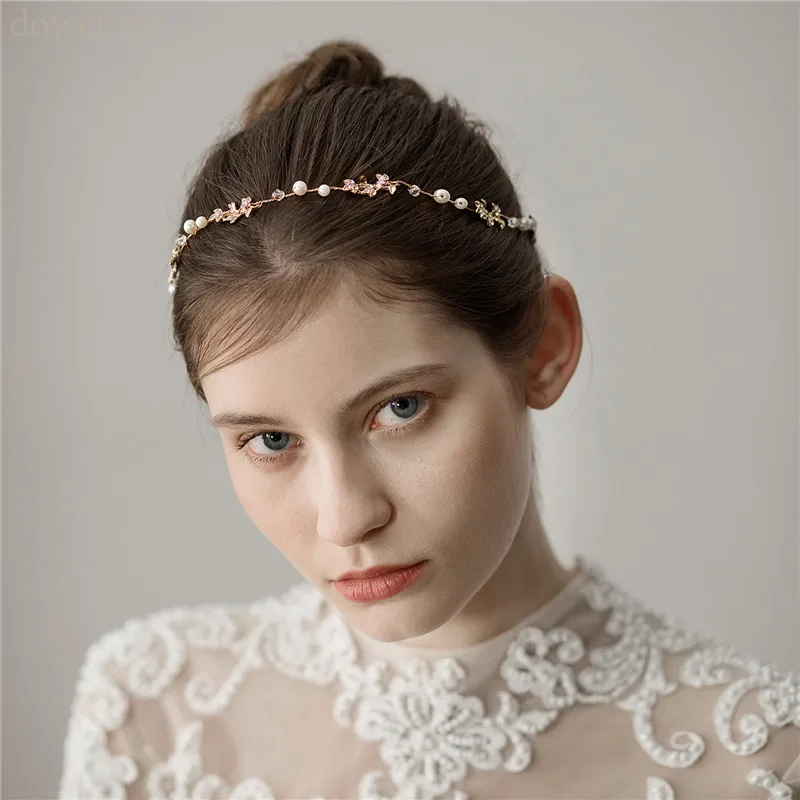 Bridesmaid Headpiece Simple Gold Leaf Women Hair Vine Bridal Headband Handmade Wedding Hair Accessories
Bridesmaid Headpiece Simple Gold Leaf Women Hair Vine Bridal Headband Handmade Wedding Hair Accessories