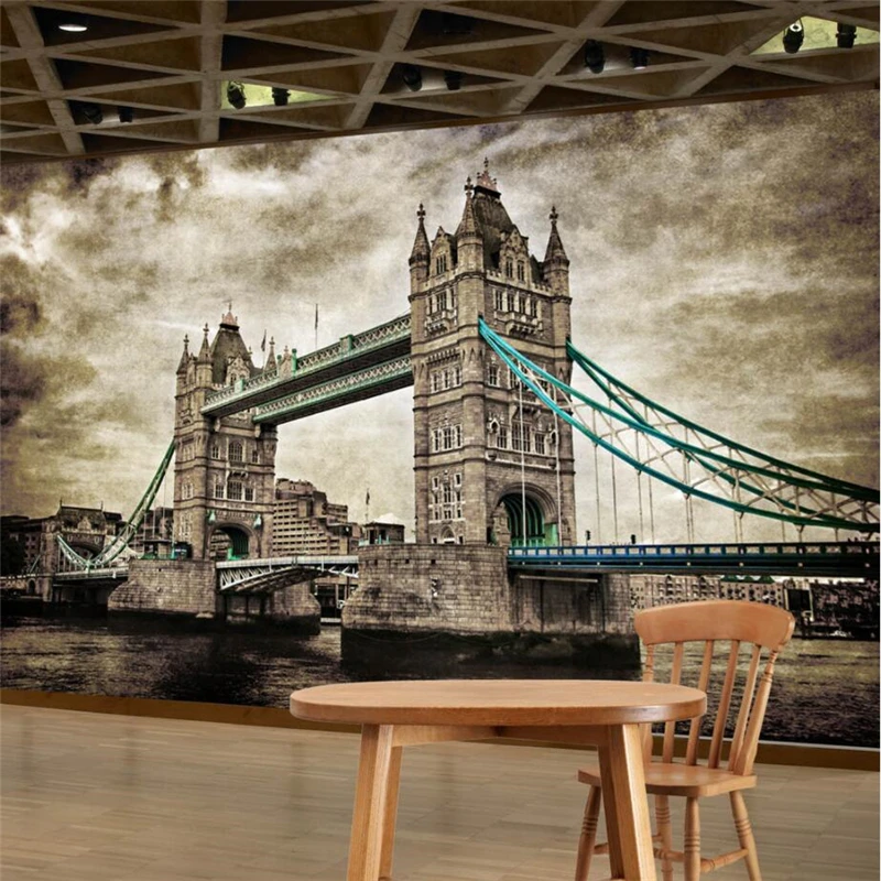 beibehang Custom 3d 3d Wallpaper HD Retro Retro London Tower Bridge TV Sofa Background Living Room Wall Paintings
beibehang Custom 3d 3d Wallpaper HD Retro Retro London Tower Bridge TV Sofa Background Living Room Wall Paintings