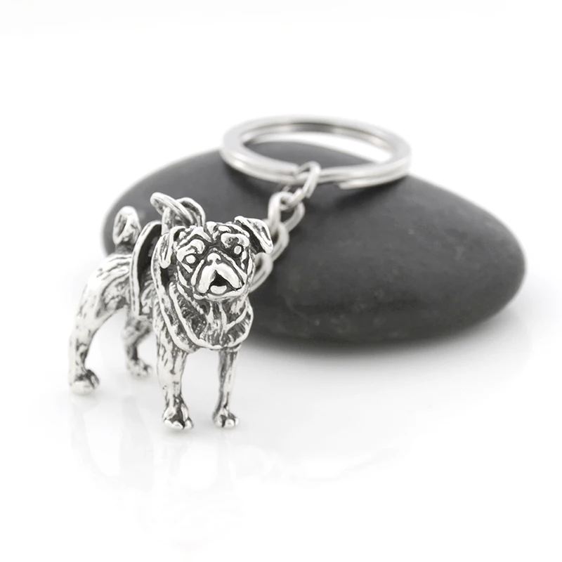 Vintage Silver Plated Cute Pug Keychain Dog Animal Key Chain Keyring Bag Charm Women Man Child Pet Jewellery Wholesale Key Ring
Vintage Silver Plated Cute Pug Keychain Dog Animal Key Chain Keyring Bag Charm Women Man Child Pet Jewellery Wholesale Key Ring