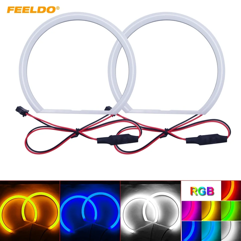 FEELDO 2Pcs/set Car Xenon Cotton Angel Eyes Halo Ring Light For Hyundai Spectra 05-06 Headlight DRL
FEELDO 2Pcs/set Car Xenon Cotton Angel Eyes Halo Ring Light For Hyundai Spectra 05-06 Headlight DRL