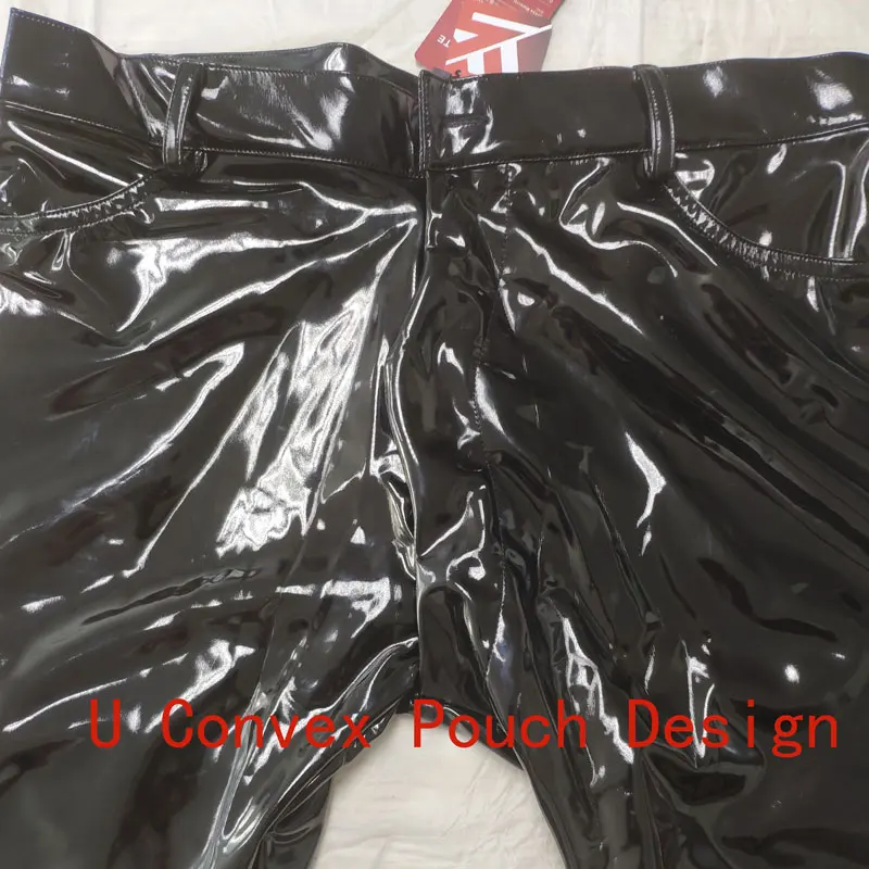 Sexy Men PVC Shiny Pencil Pants Tight Faux Leather Plus Size Punk Tight Elastic Zipper Fly Moto Pants Nightclub Gay Wear F123
Sexy Men PVC Shiny Pencil Pants Tight Faux Leather Plus Size Punk Tight Elastic Zipper Fly Moto Pants Nightclub Gay Wear F123
