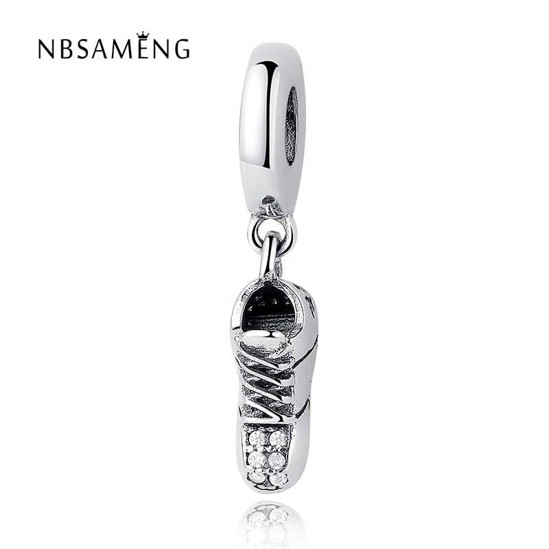 Authentic 925 Sterling Silver Bead Charm Shoes With Crystal Pendant Beads Fit DIY Bracelets Bangles Jewelry
Authentic 925 Sterling Silver Bead Charm Shoes With Crystal Pendant Beads Fit DIY Bracelets Bangles Jewelry