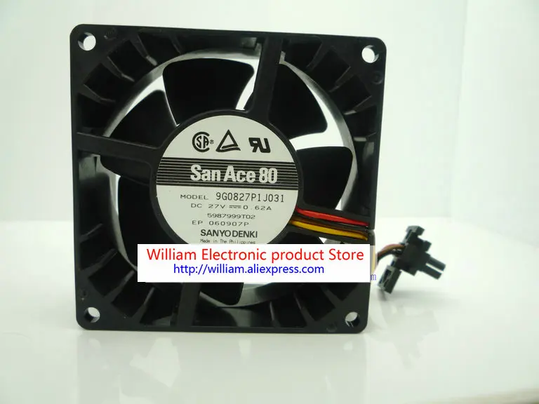 Новый оригинальный Sanyo 80*80*38 мм DC27V 0.62A 9G0827P1J031 8 см инверторный охлаждающий вентилятор
Новый оригинальный Sanyo 80*80*38 мм DC27V 0.62A 9G0827P1J031 8 см инверторный охлаждающий вентилятор