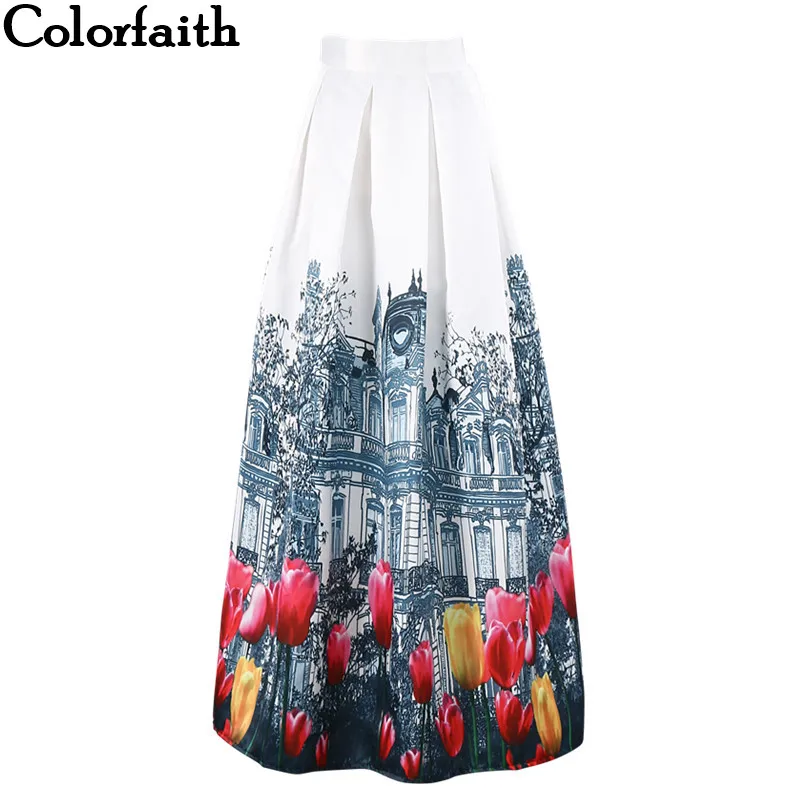 Colorfaith 2022 Satin 100cm Flared Maxi Building Lily Floral Printed Pleated Floor Length Women Long Skirts Tutu Saias SP034
Colorfaith 2022 Satin 100cm Flared Maxi Building Lily Floral Printed Pleated Floor Length Women Long Skirts Tutu Saias SP034