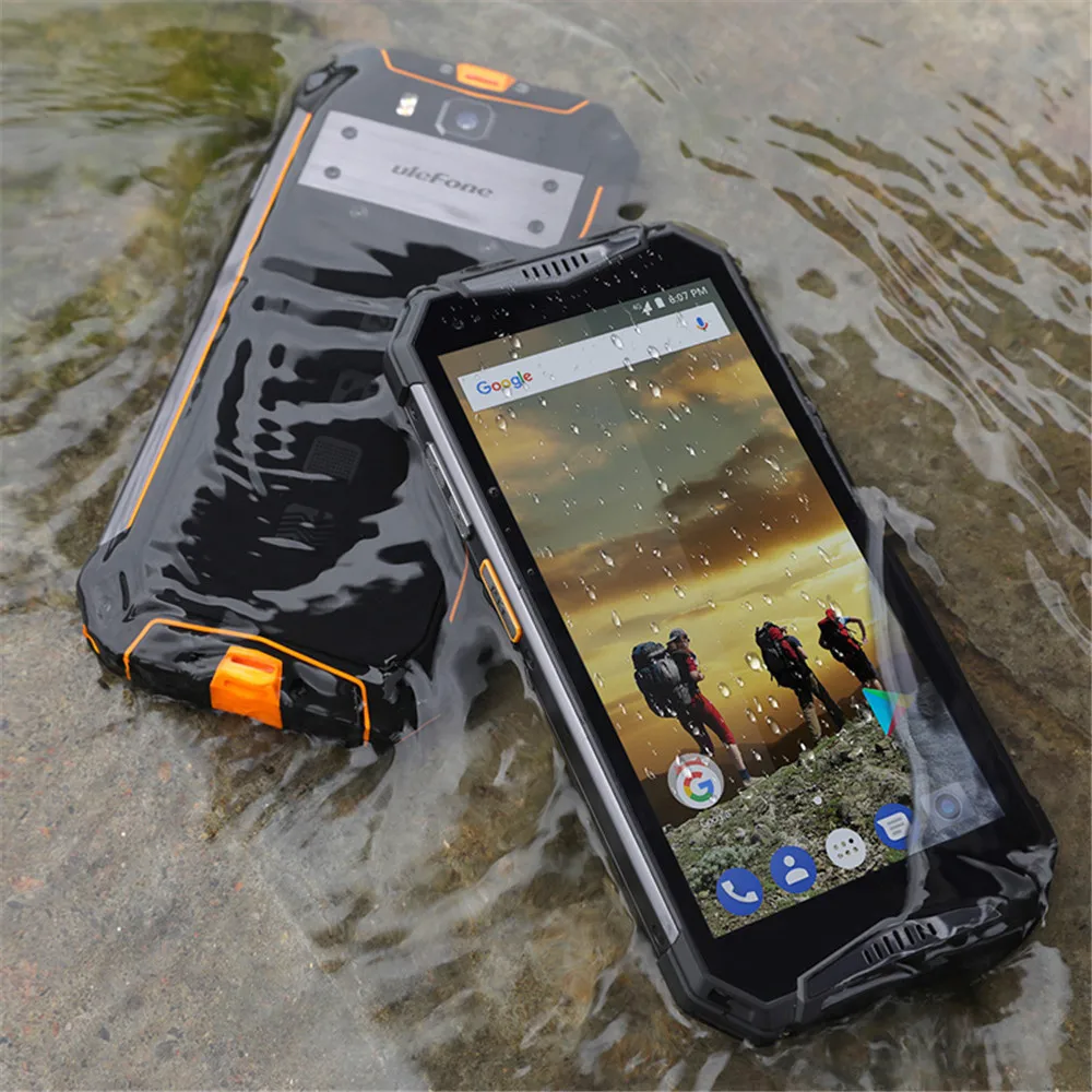 В наличии на складе ULEFONE power 3 4 Гб + 64 Helio P23 MTK6763T 2 5 ГГц Octa Core 7 "Экран IP68 IP69K