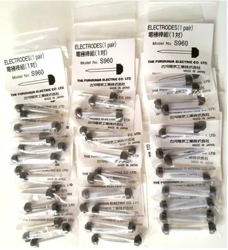 High Quality 1 Pair Original S960 Welding machine electrodes Fitel S175 S176 S177 S182 S183 Fiber Fusion Machine electrode rod
High Quality 1 Pair Original S960 Welding machine electrodes Fitel S175 S176 S177 S182 S183 Fiber Fusion Machine electrode rod