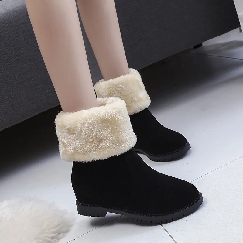 women mid-calf boots warm fur boots fashion low flat heel women snow boots winter shoes shoes thick heel turned over edge shoes
women mid-calf boots warm fur boots fashion low flat heel women snow boots winter shoes shoes thick heel turned over edge shoes