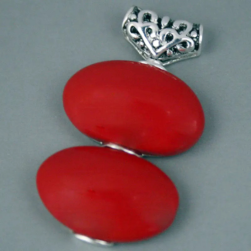 simply and generous styles 10X22mm gourd-shaped red coral Beads 925 Sterling Silver Pendant
simply and generous styles 10X22mm gourd-shaped red coral Beads 925 Sterling Silver Pendant