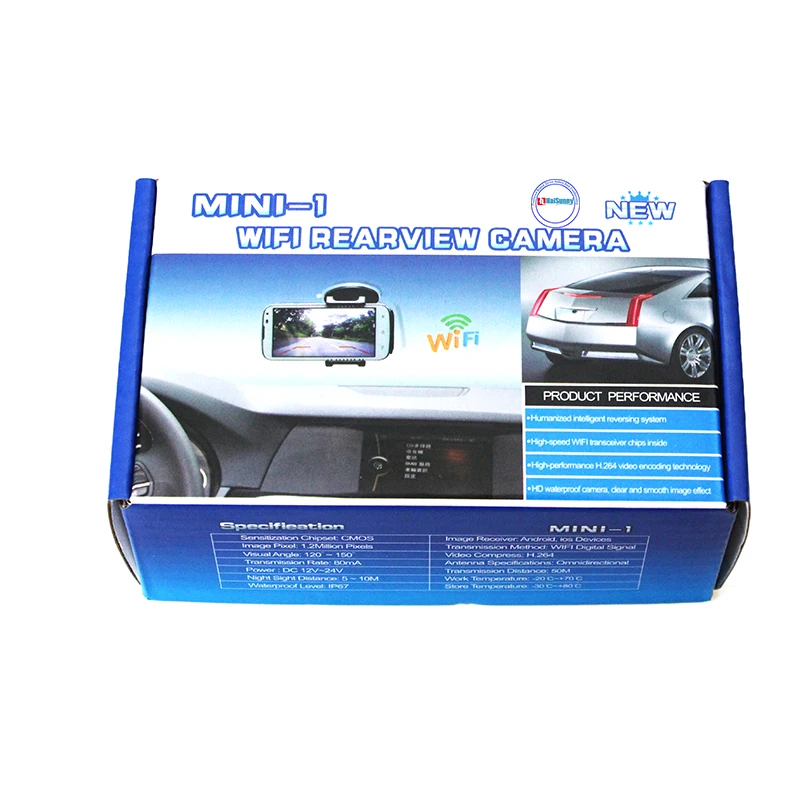 WIFI Reversing Camera Dash Cam Star Night Vision Car Rear View Camera Mini Body Water-proof Tachograph for iPhone and Android
WIFI Reversing Camera Dash Cam Star Night Vision Car Rear View Camera Mini Body Water-proof Tachograph for iPhone and Android
