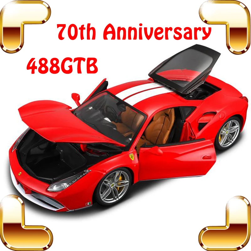 Подарок на Новый год 70-й 488GTB 1/18, роскошная модель автомобиля из металлического сплава, коллекционные игрушки, статический большой собирател...
Подарок на Новый год 70-й 488GTB 1/18, роскошная модель автомобиля из металлического сплава, коллекционные игрушки, статический большой собирател...