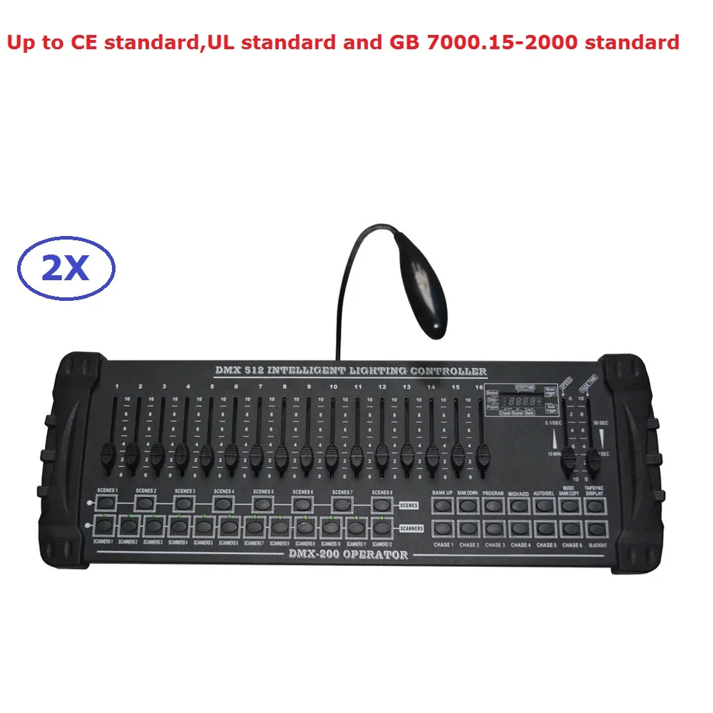 2 шт./лот Новое поступление DMX 200 контроллер для Движущегося головного света 192 каналов выхода DMX512 DJ оборудование для дискотеки контроллер
2 шт./лот Новое поступление DMX 200 контроллер для Движущегося головного света 192 каналов выхода DMX512 DJ оборудование для дискотеки контроллер