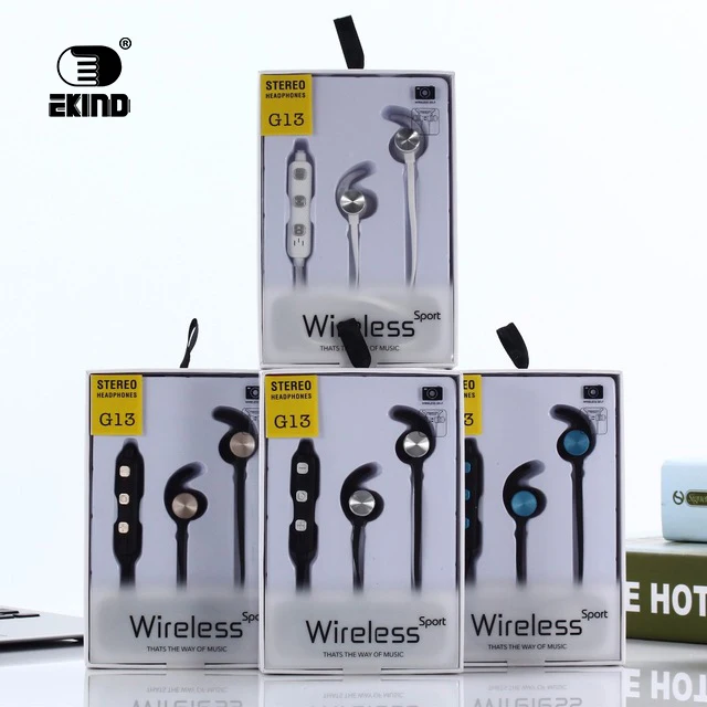 EKIND Magnetic Earbuds Sports Wireless Earphones Lightweight Neckband Headset with Microphone for Bluetooth
EKIND Magnetic Earbuds Sports Wireless Earphones Lightweight Neckband Headset with Microphone for Bluetooth