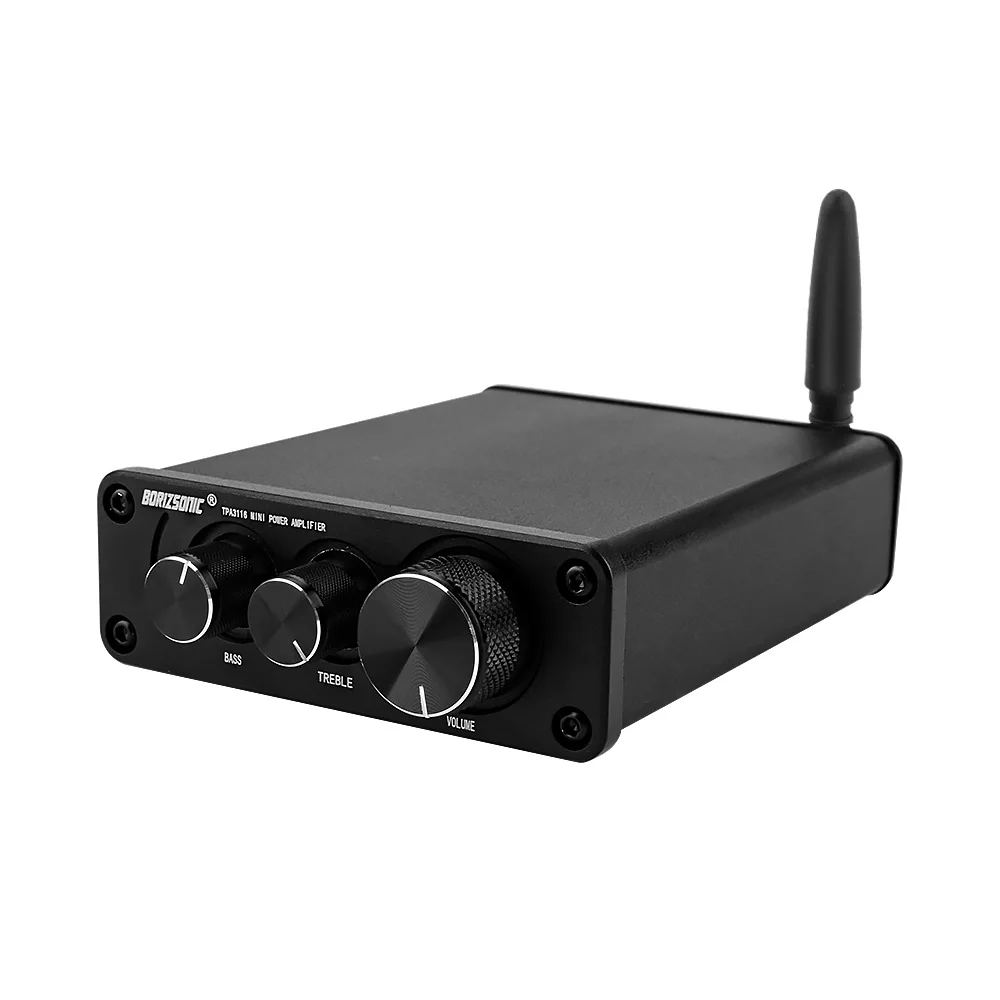

BRZHIFI HIFI Mini TPA3116 Bluetooth 5.0 Power Amplifier Stereo 50W*2 Amp With Treble Bass Control For Home Sound Theater
