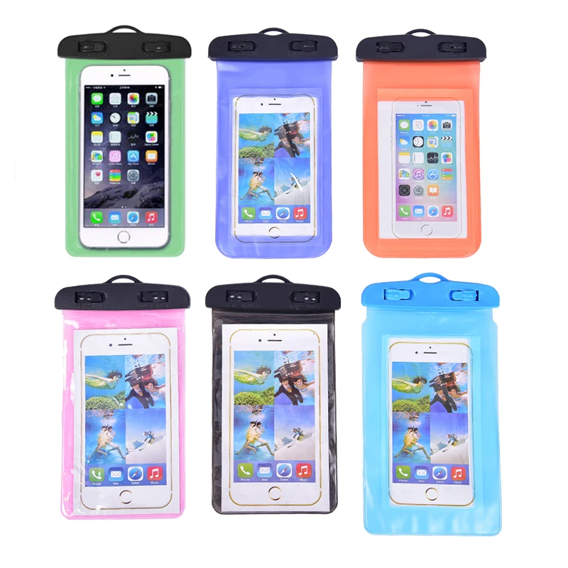 Waterproof Swimming Pouch Bags Lanyard With Luminous Underwater Pouch Phone Case For 5.5-inch Following Sizes All Phones
Waterproof Swimming Pouch Bags Lanyard With Luminous Underwater Pouch Phone Case For 5.5-inch Following Sizes All Phones