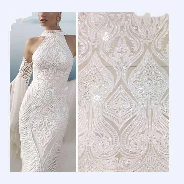 Hot Sale french lace african sequins lace fabric white high quality african tulle lace fabric Ivory voile lace in switzerland
Hot Sale french lace african sequins lace fabric white high quality african tulle lace fabric Ivory voile lace in switzerland