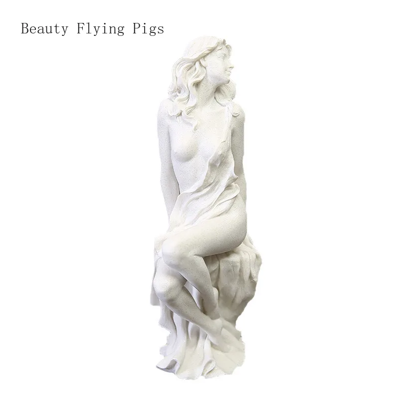 White sandstone sculpture resin crafts sitting posture woman decoration study office desktop decoration home decoration
White sandstone sculpture resin crafts sitting posture woman decoration study office desktop decoration home decoration