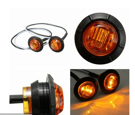 10X Amber Red 12V 24v 3/4" Sealed led Truck trailer bus Lorry side Marker Clearance Lamp caravan external light SAE P2 PC DOT
10X Amber Red 12V 24v 3/4" Sealed led Truck trailer bus Lorry side Marker Clearance Lamp caravan external light SAE P2 PC DOT