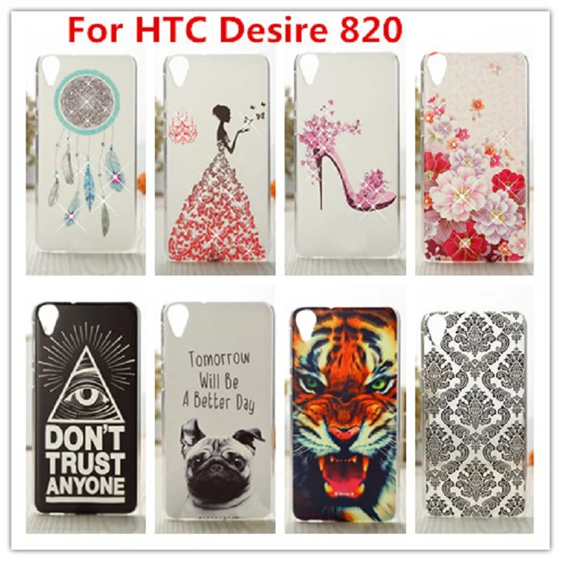 Чехол для HTC 820/Роскошный Кристальный бриллиант 3D Блестящий жесткий пластиковый