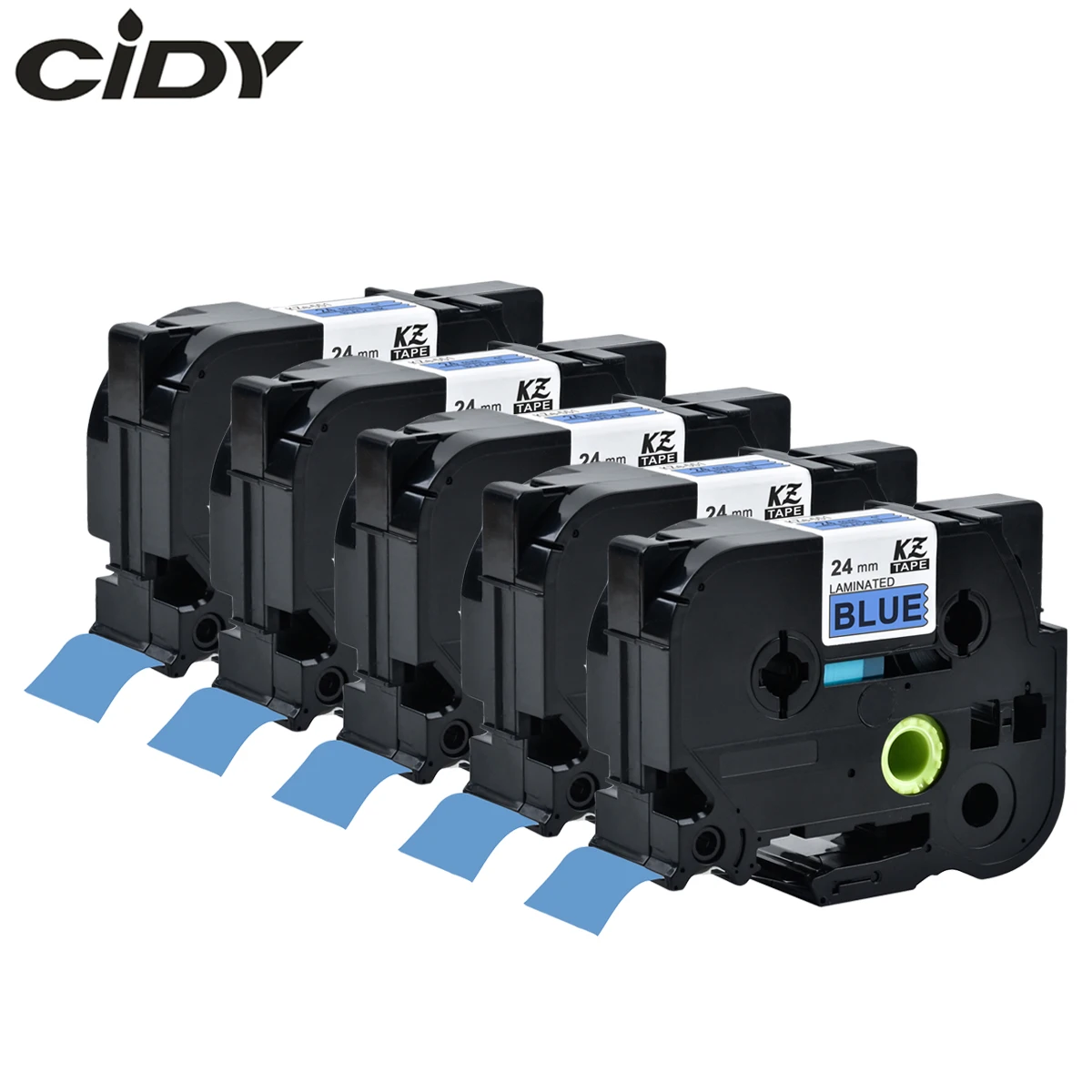 CIDY 5pcs Compatible p touch laminated tze 551 tz551 tze551 tape 24mm Black on Blue Tape tze-551 tz-551 for brother printers
CIDY 5pcs Compatible p touch laminated tze 551 tz551 tze551 tape 24mm Black on Blue Tape tze-551 tz-551 for brother printers