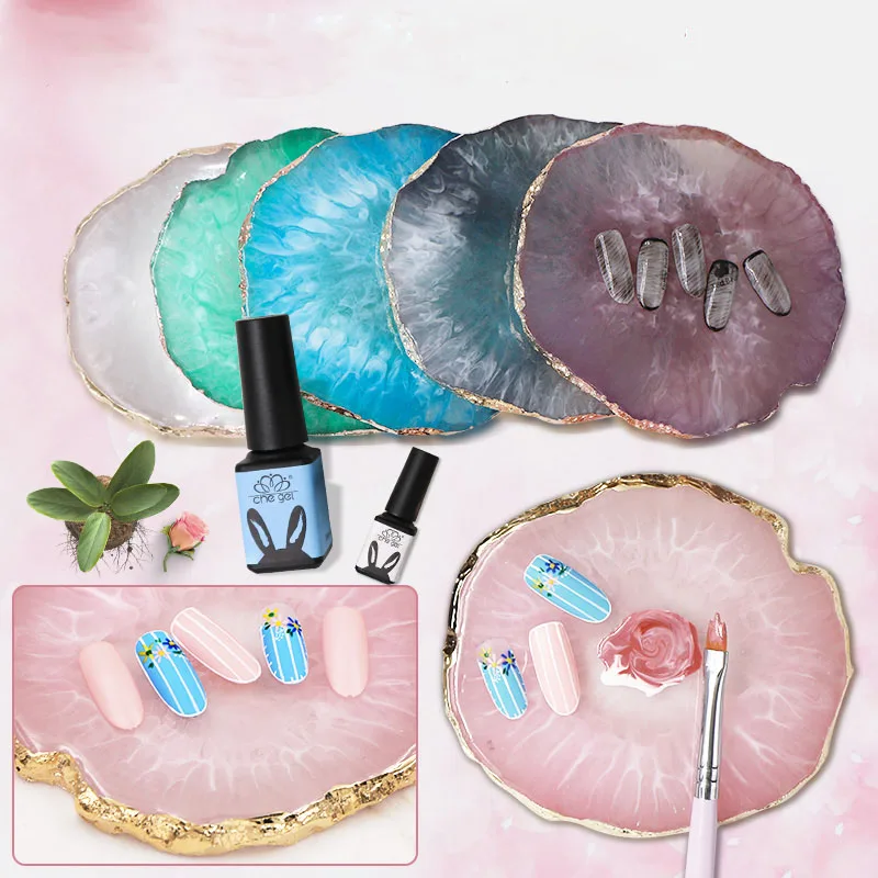 6 Color Resin Nail Art Painting Gel Palet Display Board For False Nail Tips And Polish Manicure Accessory New DIY Tool
6 Color Resin Nail Art Painting Gel Palet Display Board For False Nail Tips And Polish Manicure Accessory New DIY Tool