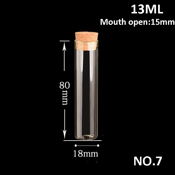 100sets/lot 13ML Mini Glass Bottles With Corks stopper 18X80X15 mm Tiny Glass Wishing Bottles jars vial essential oil Pendants
100sets/lot 13ML Mini Glass Bottles With Corks stopper 18X80X15 mm Tiny Glass Wishing Bottles jars vial essential oil Pendants