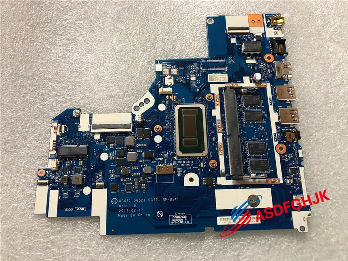 Оригинальный Для Lenovo IdeaPad 15 6 "320 15IKB Материнская плата ноутбука DG421 DG521 DG721 NM B241 SR2JG