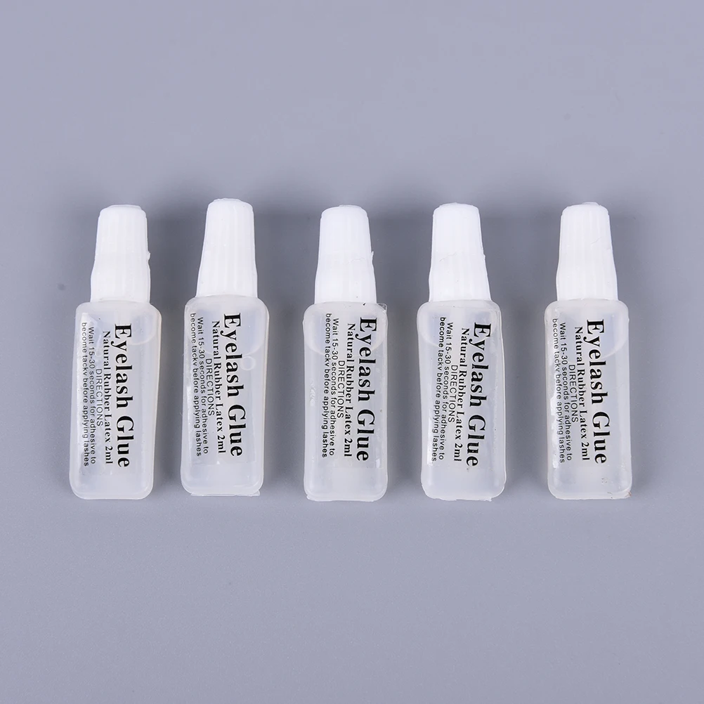 5Pcs Eyelash Glue Plastic Tube Travel Transparent Glue 2ml False Eyelashes Makeup Tool
5Pcs Eyelash Glue Plastic Tube Travel Transparent Glue 2ml False Eyelashes Makeup Tool