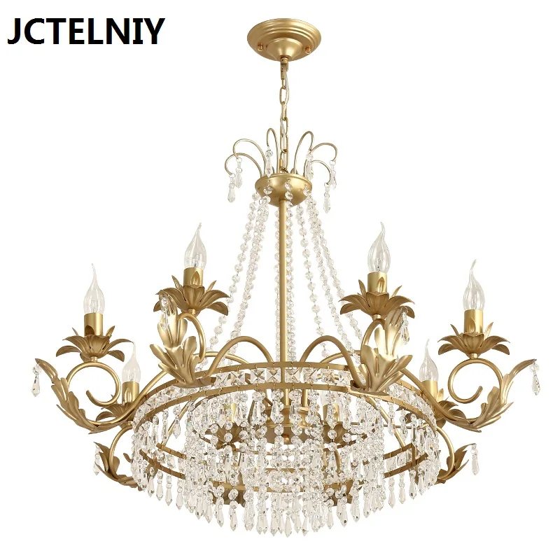 American crystal chandeliers living room restaurant luxury lamps LED crystal chandeliers Dia80cm
American crystal chandeliers living room restaurant luxury lamps LED crystal chandeliers Dia80cm