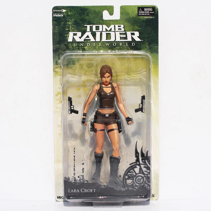 Экшн фигурка NECA um Raider Underworld Лара Крофт ПВХ 7 дюймов 18 см новая в коробке бесплатная
