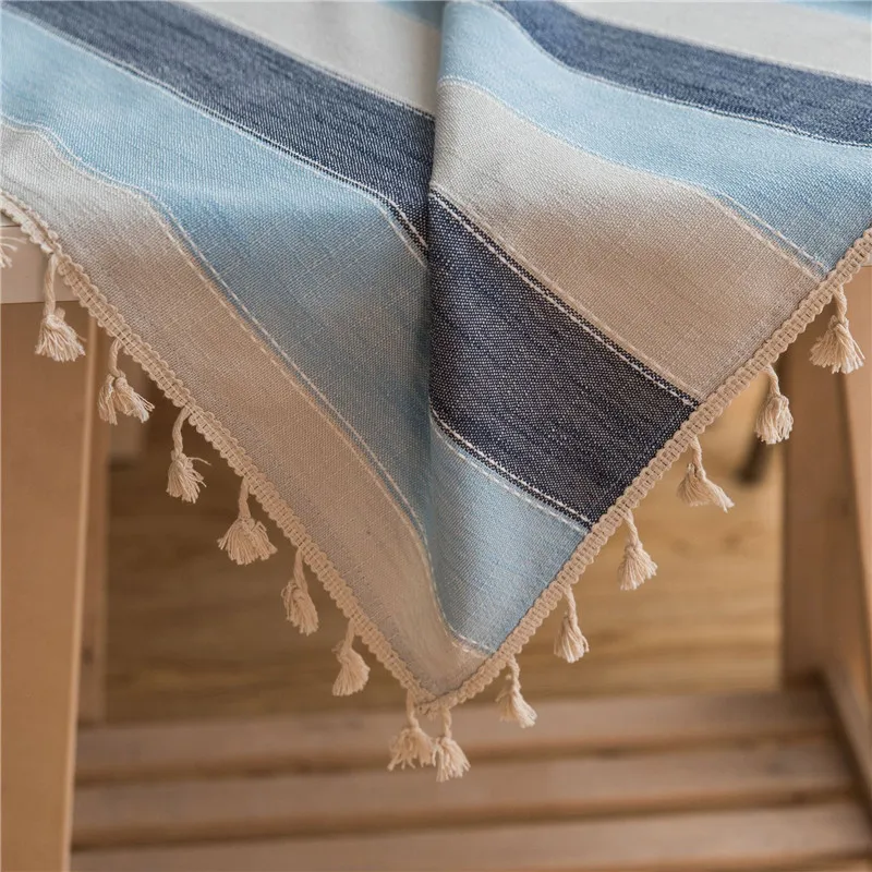 Striped Waterproof Tablecloth Mediterranean Wind Blue Fabric Cotton Linen Fresh Table Tablecloth Rectangular Coffee Table Cloth
Striped Waterproof Tablecloth Mediterranean Wind Blue Fabric Cotton Linen Fresh Table Tablecloth Rectangular Coffee Table Cloth