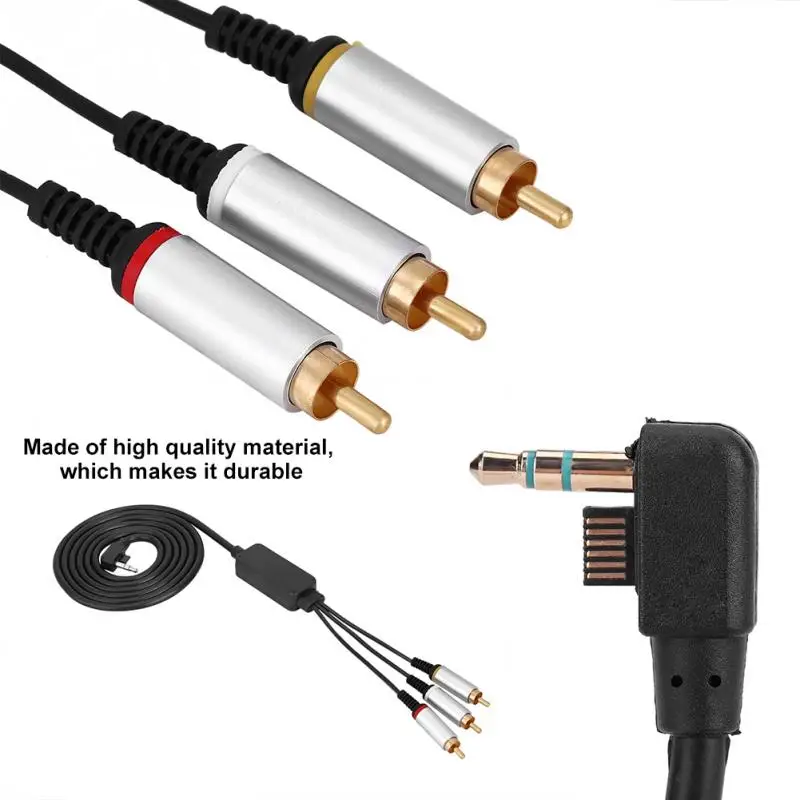 1.5M Component AV Cable Audio Video Cord ABS TV Lead For PSP2000 3000 | Электроника