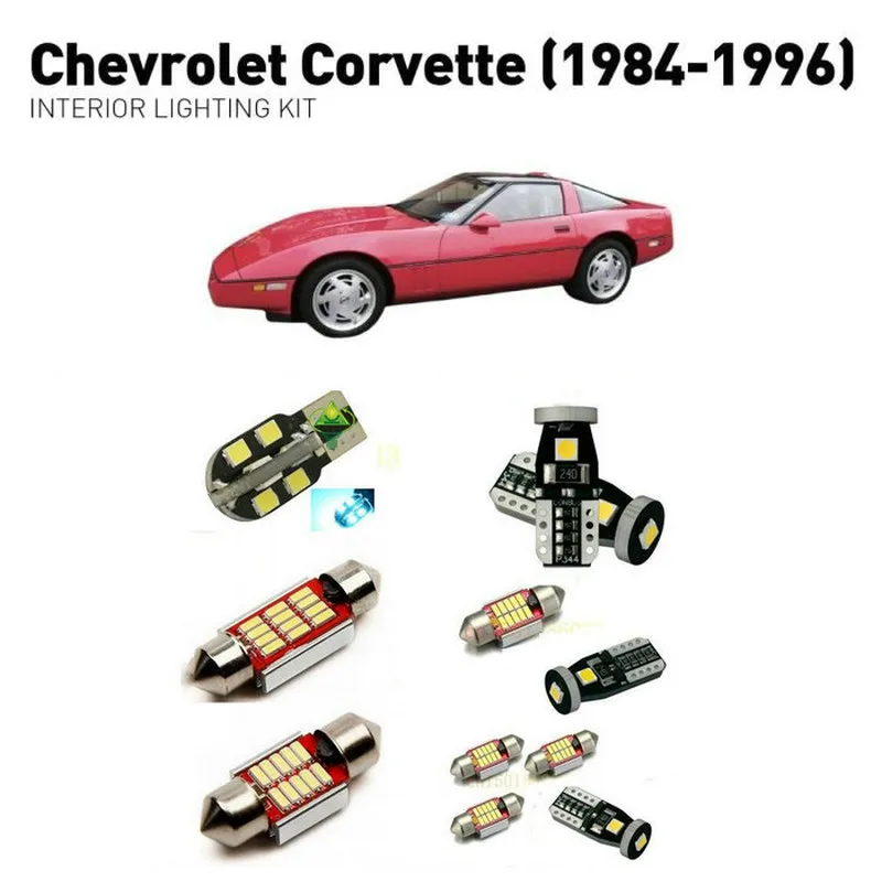 Led interior lights For Chevrolet corvette 1984-1996 6pc Led Lights For Cars lighting kit automotive bulbs Canbus Error Free
Led interior lights For Chevrolet corvette 1984-1996 6pc Led Lights For Cars lighting kit automotive bulbs Canbus Error Free