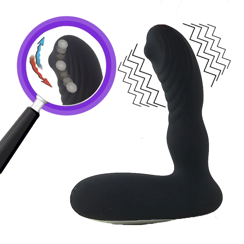 Массажер простаты для мужчин 12 Скоростей 3 скорости массаж вибратор секс-игрушки