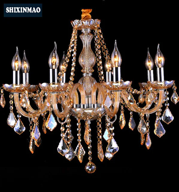 SHIXNIMAO Gold Crystal LED Chandelier Home For Living Dining Room Lamp Indoor Modern Chandelier Lustre Crystal Light 110V-240V
SHIXNIMAO Gold Crystal LED Chandelier Home For Living Dining Room Lamp Indoor Modern Chandelier Lustre Crystal Light 110V-240V